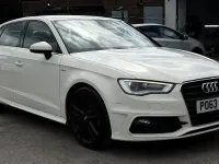 Used Audi A3 S-Line 2013 White Hatchback