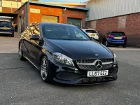 Used Mercedes A160 AMG line 2018 Black Hatchback