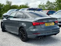 Used Audi A3 Black Edition 150 HP (110 kW) 2018 Grey Sedan