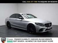 Used Mercedes C220 AMG line 194 HP (142 kW) 2020 Silver Sedan