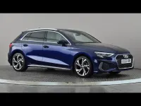 Used Audi A3 S-Line 150 HP (110 kW) 2023 Blue Sedan