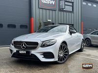 Used Mercedes E400 AMG line 325 HP (239 kW) 2021 Silver Cabriolet