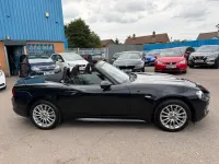 Used Fiat 124 Spider Classica 140 HP (102 kW) 2017 Black Cabriolet