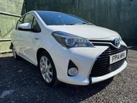Used Toyota Yaris Hybrid 2014 White Hatchback