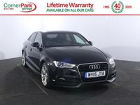 Used Audi A3 S-Line 150 HP (110 kW) 2015 Black Sedan