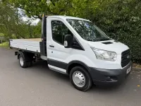 Used Ford Transit 100 HP (73 kW) 2015 White Cabriolet