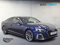 Used Audi A5 S-Line 245 HP (180 kW) 2022 Blue Coupe