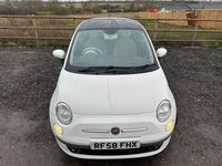 Used Fiat 500 Lounge 69 HP (50 kW) 2008 White Hatchback