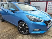 Used Nissan Micra Acenta 92 HP (67 kW) 2021 Blue Hatchback