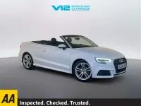 Used Audi A3 Cabriolet S-Line 150 HP (110 kW) 2016 White Cabriolet