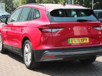 Used Skoda Enyaq iV ecoSuite 131 kW (179 HP) 2022 Velvet red metallic SUV
