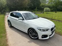 Used BMW 120 M Sport 190 HP (139 kW) 2015 White Hatchback