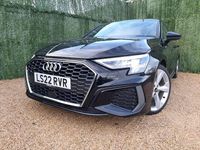 Used Audi A3 S-Line 2022 Black Sedan