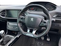 Used Peugeot 308 GT-line 131 HP (96 kW) 2018 Black Hatchback