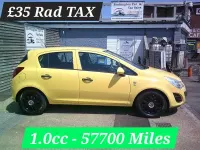 Used Vauxhall Corsa S 2011 Yellow Hatchback