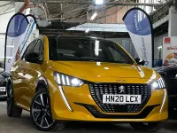 Used Peugeot 208 GT-line 130 HP (95 kW) 2020 Yellow Hatchback