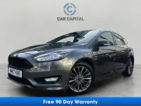 Used Ford Focus ST-Line 125 HP (91 kW) 2017 Grey Hatchback