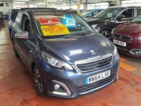 Used Peugeot 108 Allure Top 82 HP (60 kW) 2015 Blue Hatchback