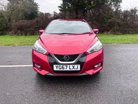 Used Nissan Micra Acenta 71 HP (52 kW) 2017 Red Hatchback