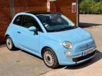 Used Fiat 500 Lounge 69 HP (50 kW) 2012 Blue Hatchback