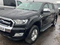 Used Ford Ranger Limited 200 HP (147 kW) 2016 Black Pickup