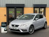 Used Seat Leon SE Dynamic 115 HP (84 kW) 2018 Silver Hatchback