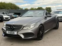Used Mercedes E220 AMG 170 HP (125 kW) 2014 Red Cabriolet