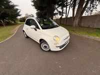 Used Fiat 500 Lounge 69 HP (50 kW) 2010 White Hatchback