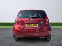 Used Nissan Note S 98 HP (72 kW) 2015 Red Hatchback