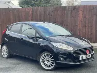 Gebraucht Ford Fiesta Titanium 2013 Schwarz Kleinwagen