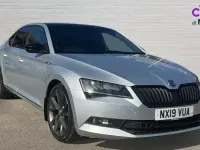 Used Skoda Superb SportLine 150 HP (110 kW) 2019 Silver
