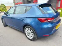 Used Seat Leon Ecomotive 108 HP (79 kW) 2015 Blue Hatchback