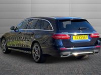 Used Mercedes E300 AMG line 265 HP (194 kW) 2023 Nautic blue Estate