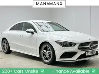 Used Mercedes CLA200 AMG line 163 HP (119 kW) 2019 White Coupe