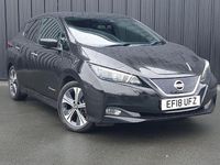 Used Nissan Leaf N-Connecta 110 kW (150 HP) 2018 Black Hatchback