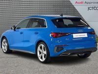 Used Audi A3 S-Line 147 HP (108 kW) 2022 Blue Sedan