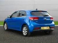 Used Kia Rio 120 HP (88 kW) 2022 Blue Hatchback