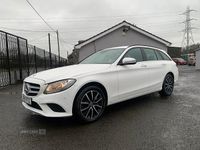 Begagnad Mercedes C220 SE 2019 Vit Kombi