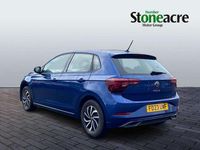 Used VW Polo Life 95 HP (69 kW) 2023 Blue Hatchback