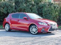 Used Lexus CT200h Luxury Line 136 HP (100 kW) 2018 Red Hatchback