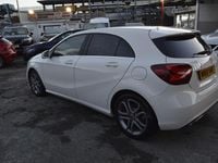 Begagnad Mercedes A180 Sport Edition 2018 Vit Halvkombi