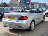 Used BMW 218 Performance 136 HP (100 kW) 2016 Silver Cabriolet