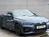 Usado BMW 420 M Sport 192 HP (141 kW) 2021 Azul Cabrios
