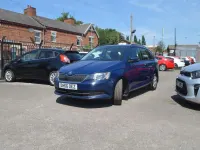Used Skoda Fabia SE 90 HP (66 kW) 2017 Blue Estate