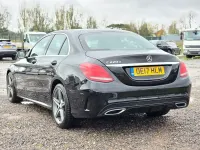 Używany Mercedes C220 AMG line 170 KM (125 kW) 2017 Czarny Sedan/Limuzyna