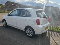Used Nissan Micra Acenta 2015 White Hatchback
