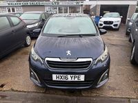 Used Peugeot 108 Allure 82 HP (60 kW) 2016 Blue Hatchback