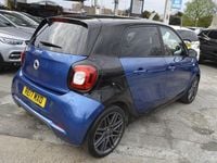Used Smart ForFour Brabus 90 HP (66 kW) 2017 Blue Hatchback