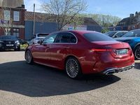 Used Mercedes C200 AMG line 221 HP (162 kW) 2023 Red Sedan