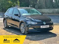 Used VW Polo SE 95 HP (69 kW) 2019 Black Hatchback